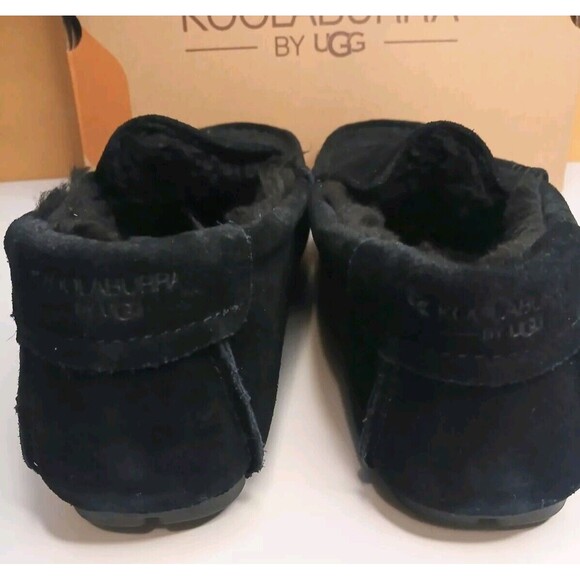 UGG Mens Sz 13 Tipton Loafers Indoor Outdoor Black Suede Comfort Slippers NIB main image 10